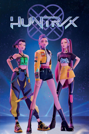 K-Pop Demon Hunters HUNTR/X Poster